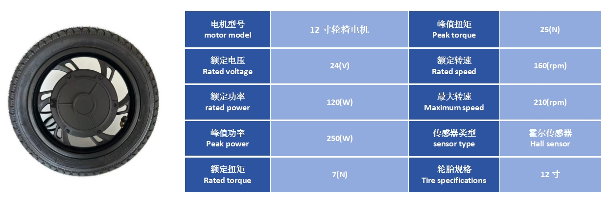 12寸轮椅电机1