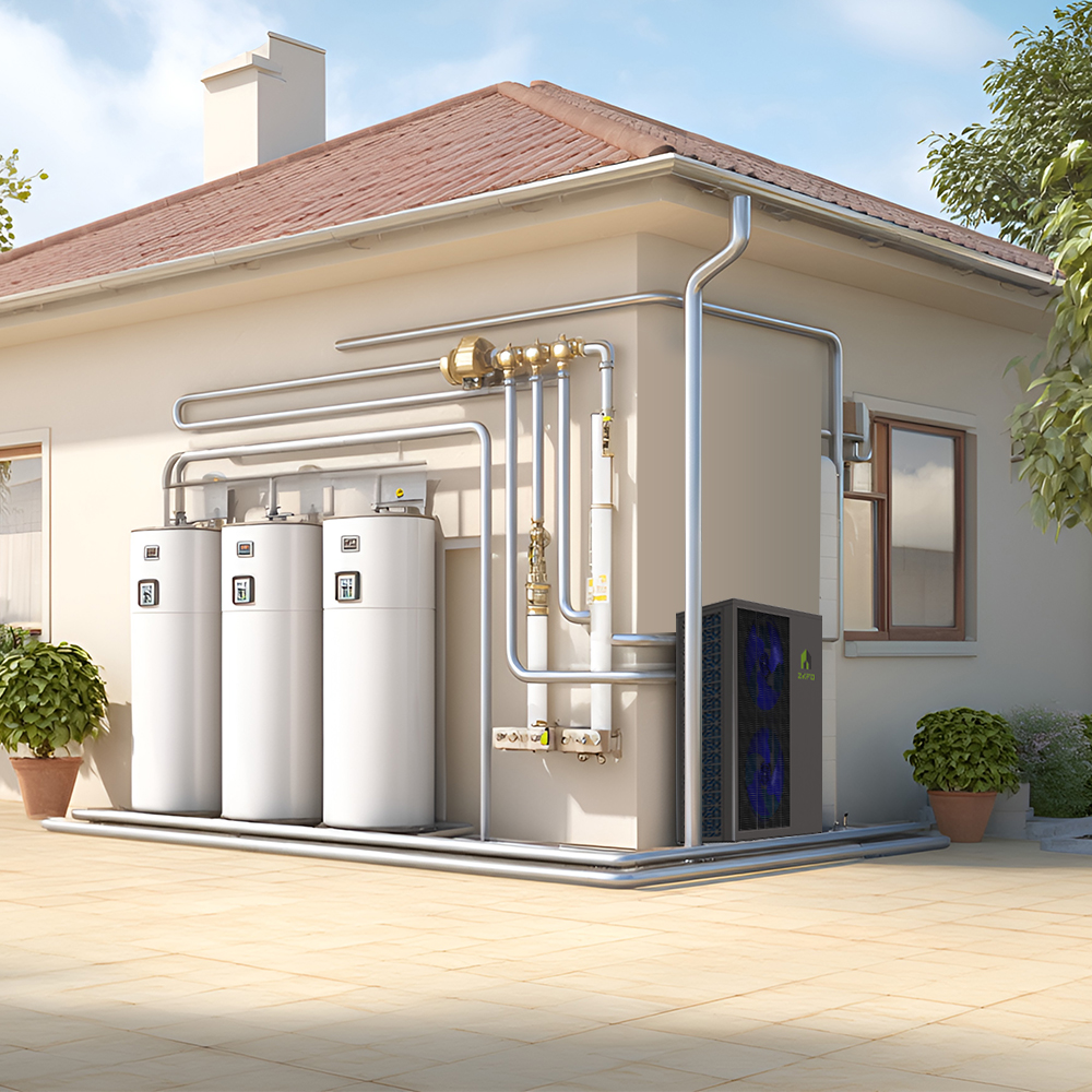 Smart Heating Starts Here: WiFi-Controlled R32 Air to Water Heat Pump, Perfect for -25°C Winters