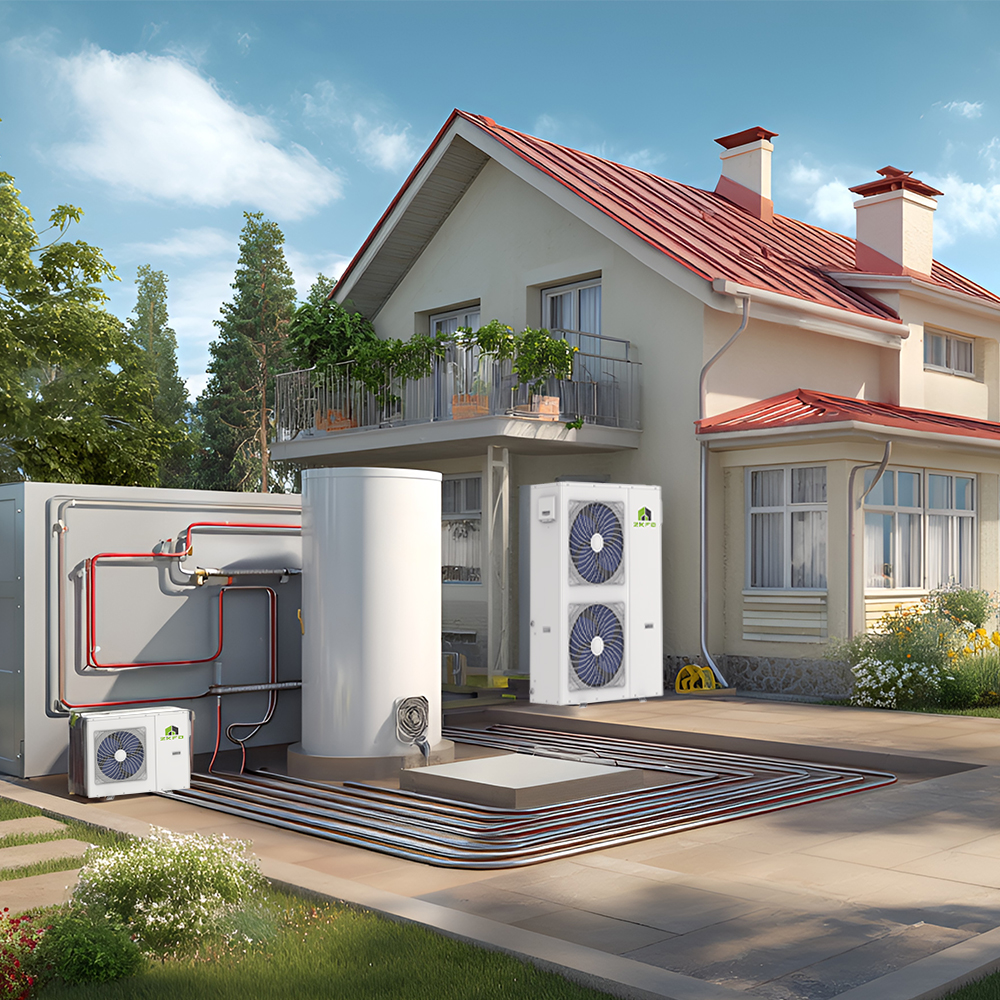 Smart Heating Starts Here: WiFi-Controlled R32 Air to Water Heat Pump, Perfect for -25°C Winters