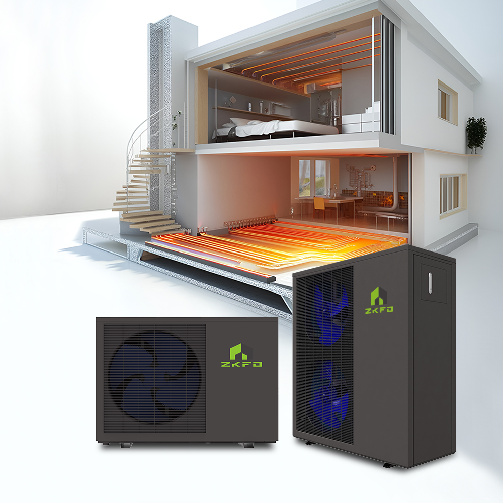 6KW R290 DC Inverter Heat Pump EVI Monoblock -25℃ Heating 220V CE/ERP Certified