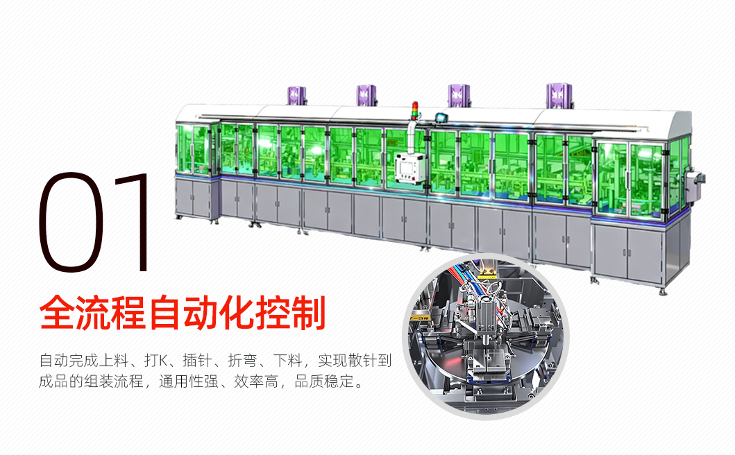 汽车连接器自动组装折弯机_02
