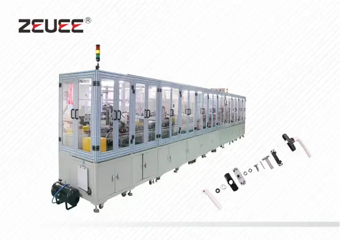 Door & window aluminum handle automatic assembling machine