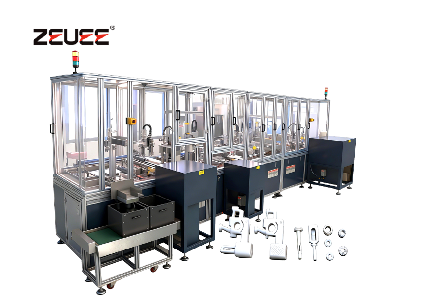 Door& Window curtain Plastic parts automatic assembling machine