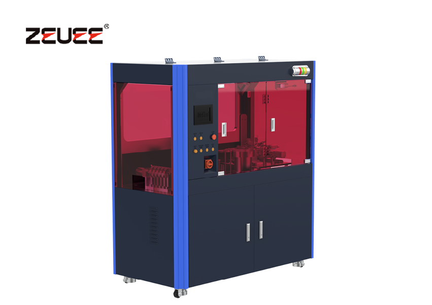 Automatic wire threading machine for spring holes