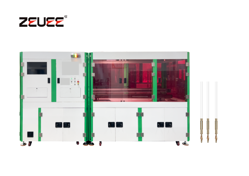 麻花针导线激光剥线自动压接机