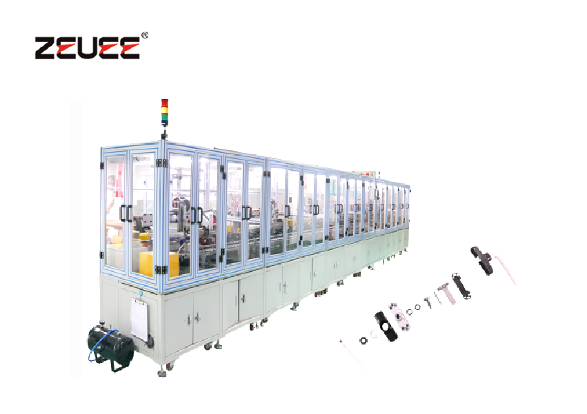 Door & window aluminum handle automatic assembling machine