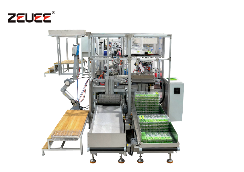 扫地机器人胶刷自动组装机