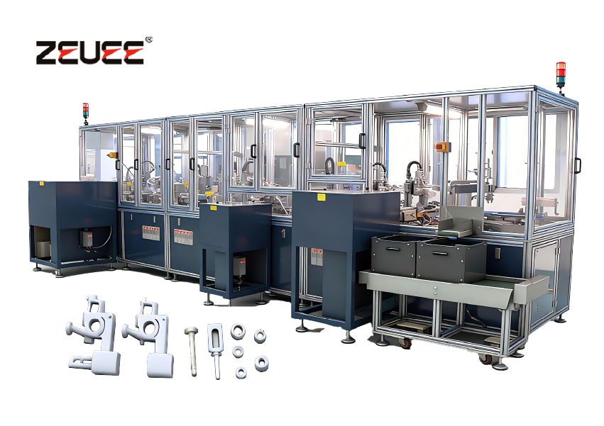 Door& Window curtain Plastic parts automatic assembling machine