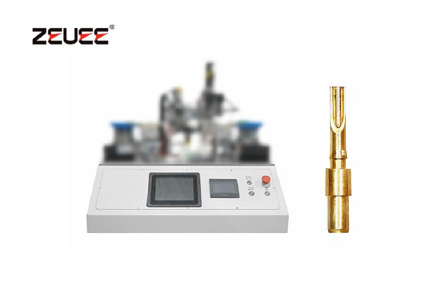 Desktop wire spring hole rear sleeve crimping machine