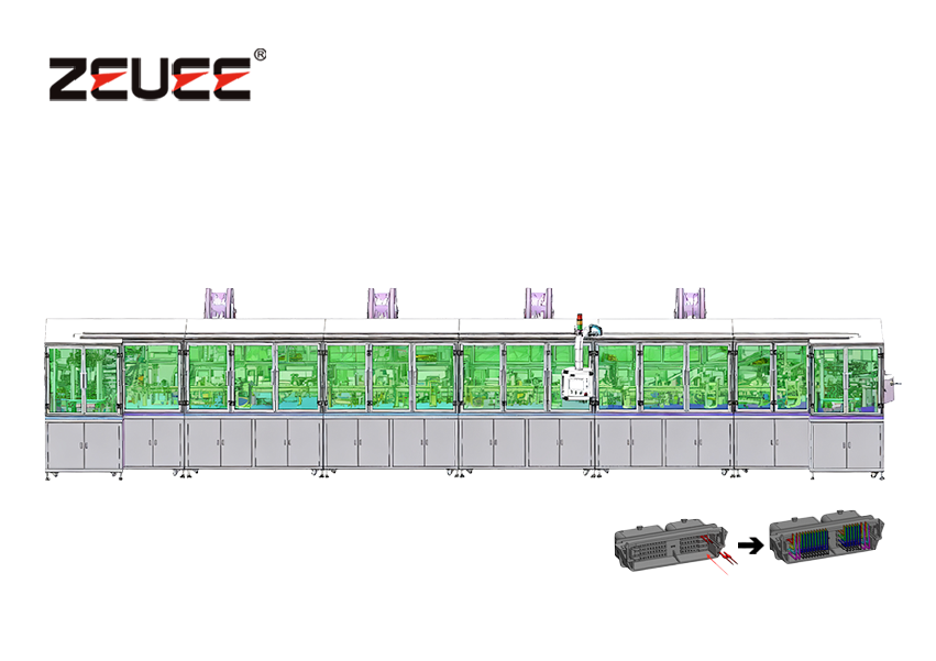 汽车连接器自动组装折弯机