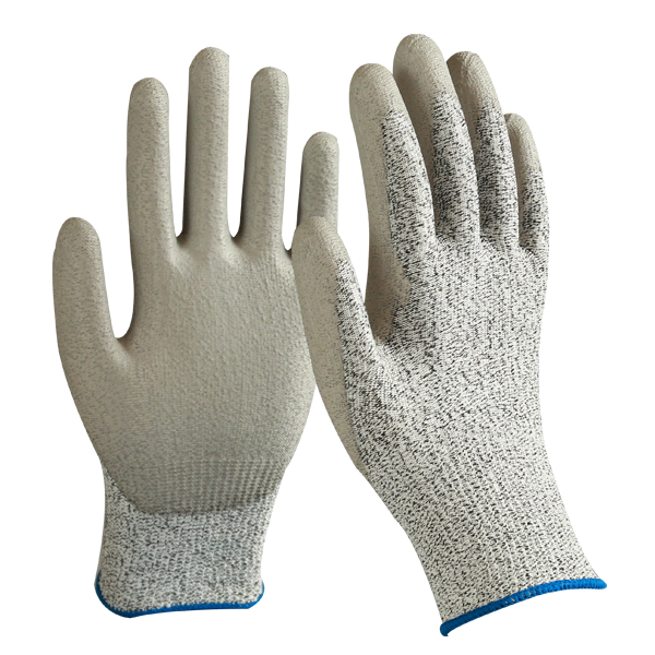 PU coated gloves--anti-cut