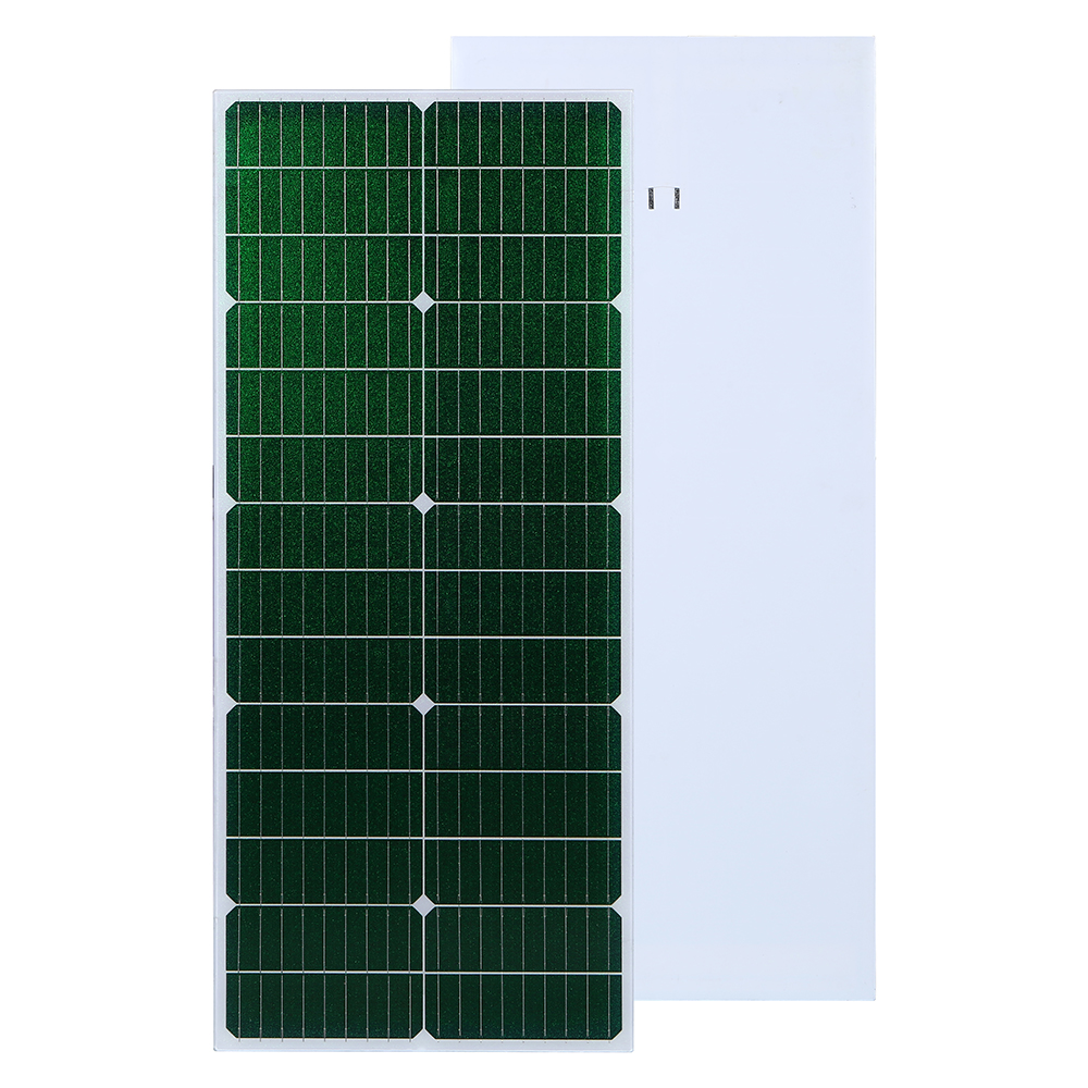55w 14v mono glass solar panel