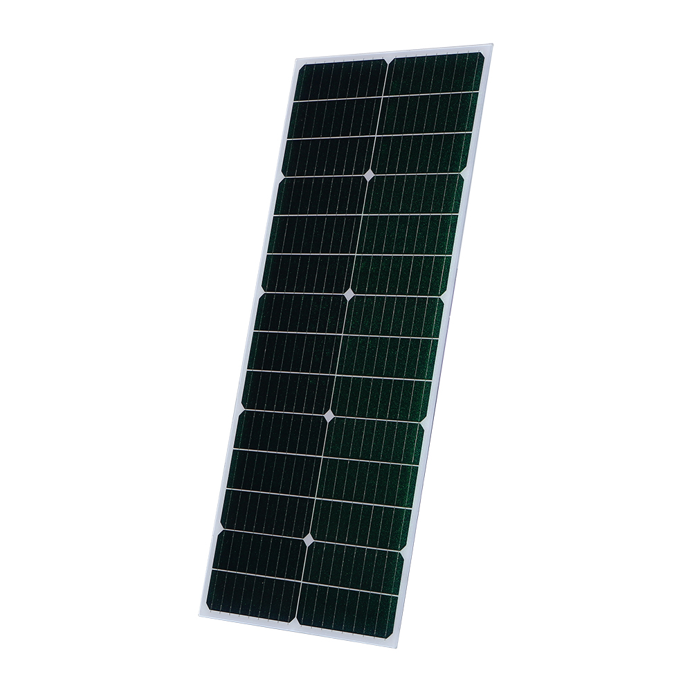 55w 14v mono glass solar panel