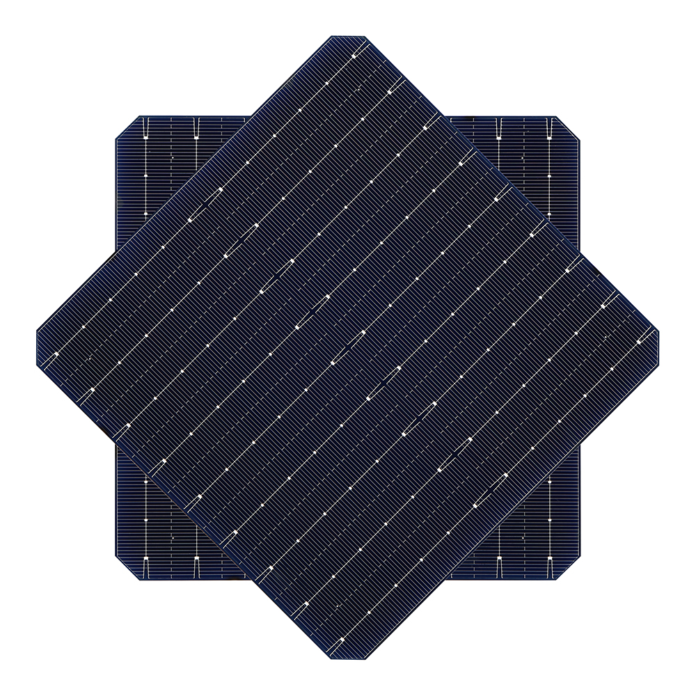 166mm solar cell