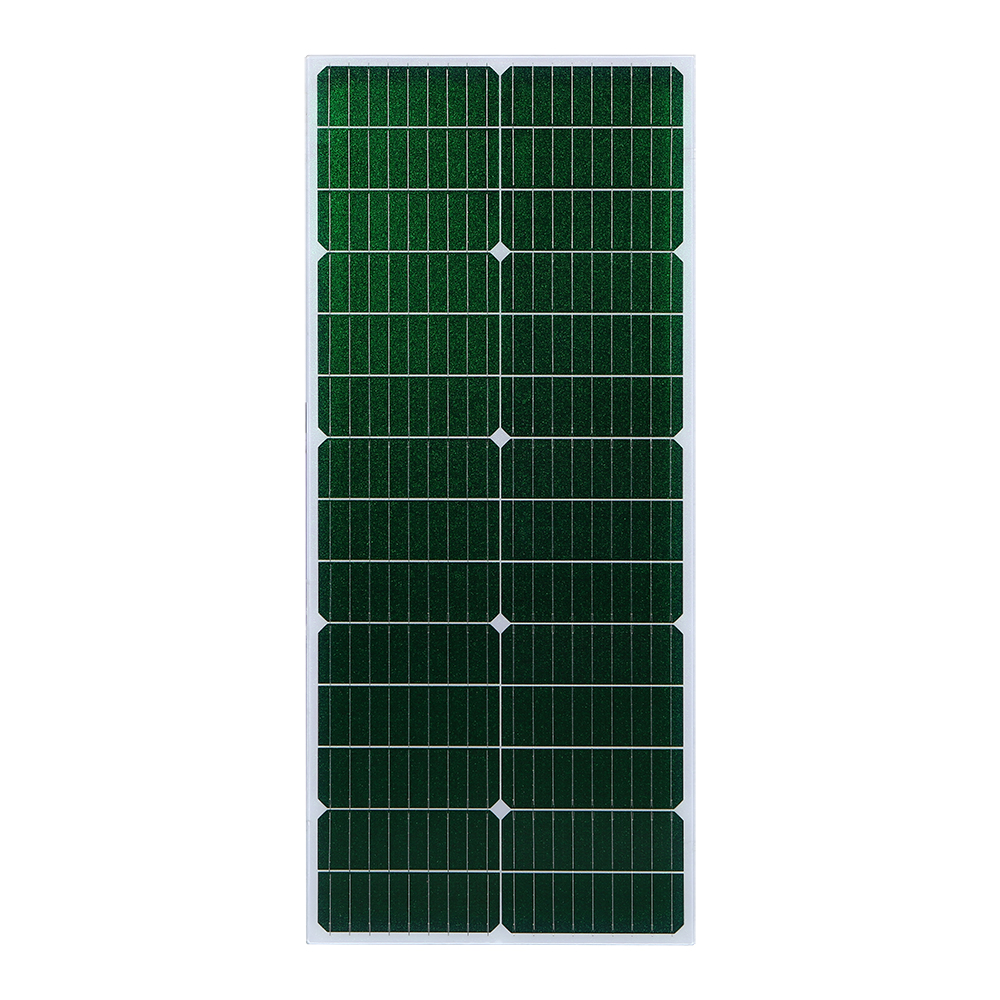 55w 14v mono glass solar panel