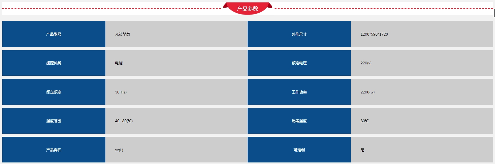 厨房用具消毒组合柜