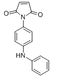 化学名称：N-（4-苯胺基苯基）马来酰亚胺 1