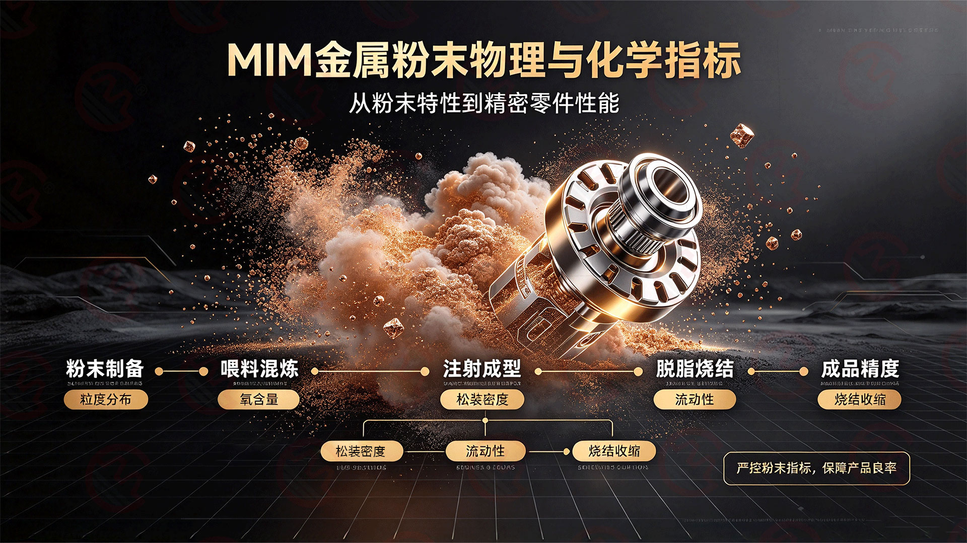 MIM 用金属粉末物理与化学性能指标