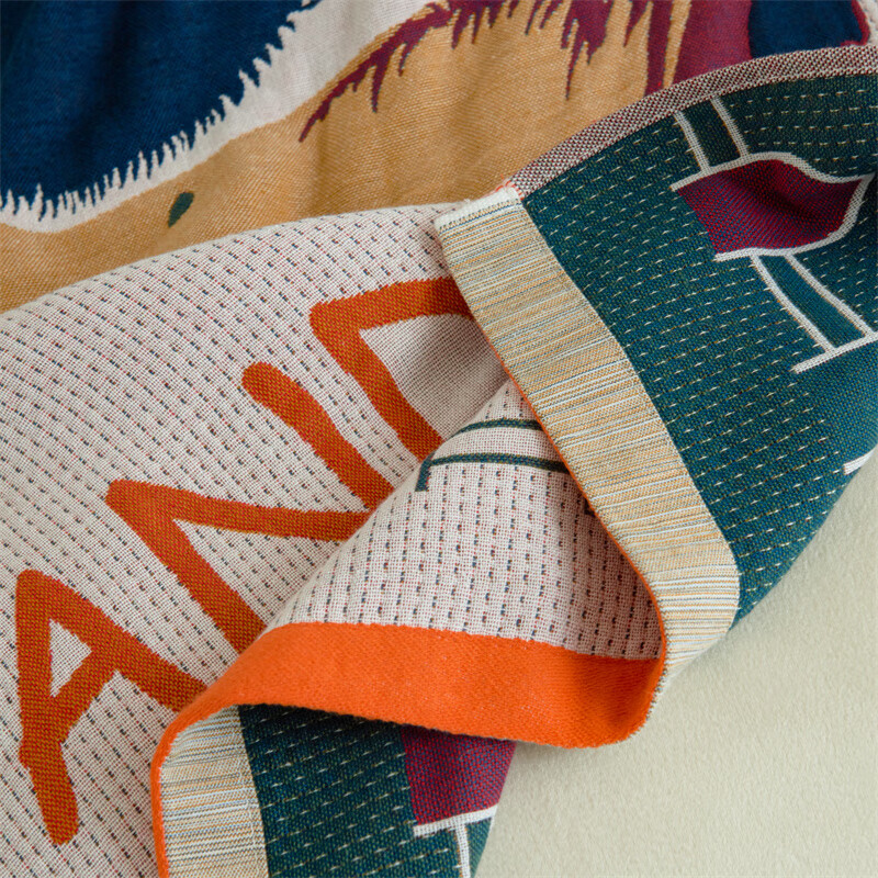 全棉四层纱浴巾