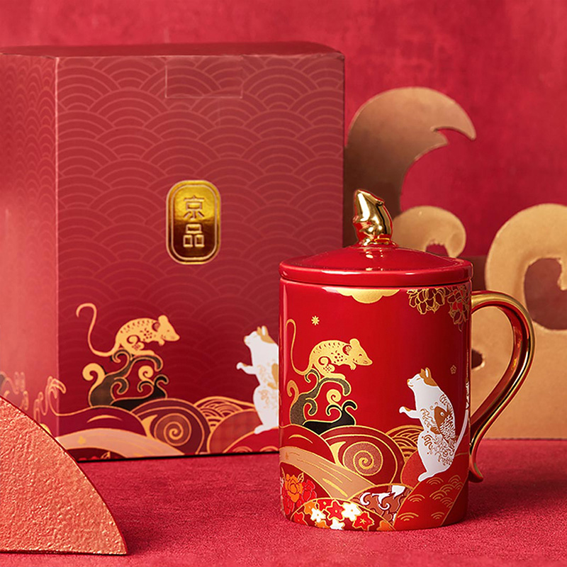 褔猫鼠钱 联名款马克杯