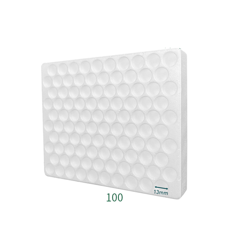 100 hole sampling tube foam tray