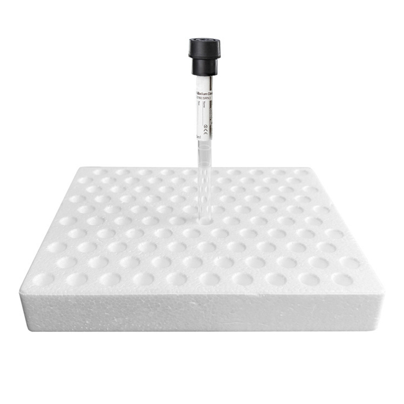 100 hole foam tray for blood collection