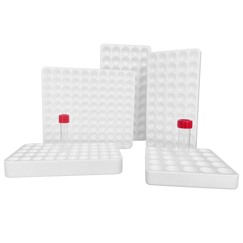 25 hole sampling tube foam tray