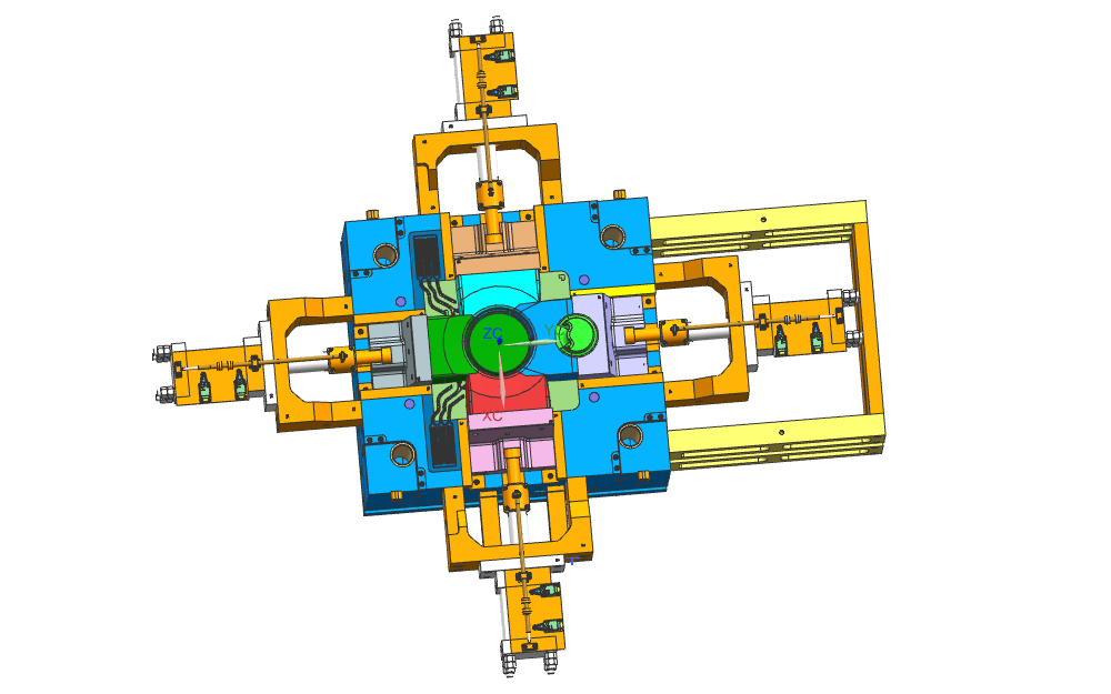 Water-cooled casing