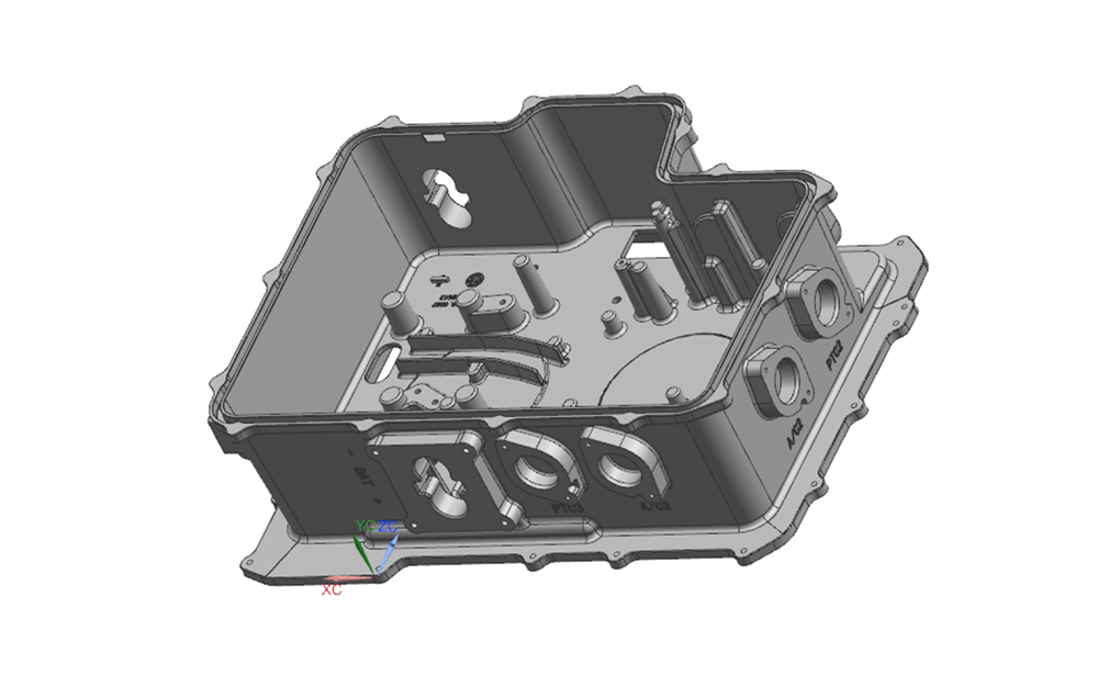 New energy motor control box