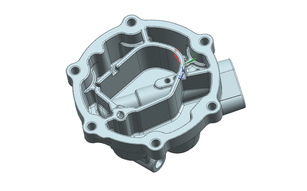 New energy motor housing