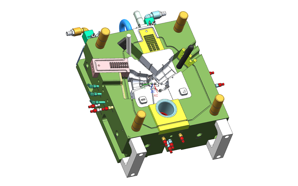 New energy motor housing