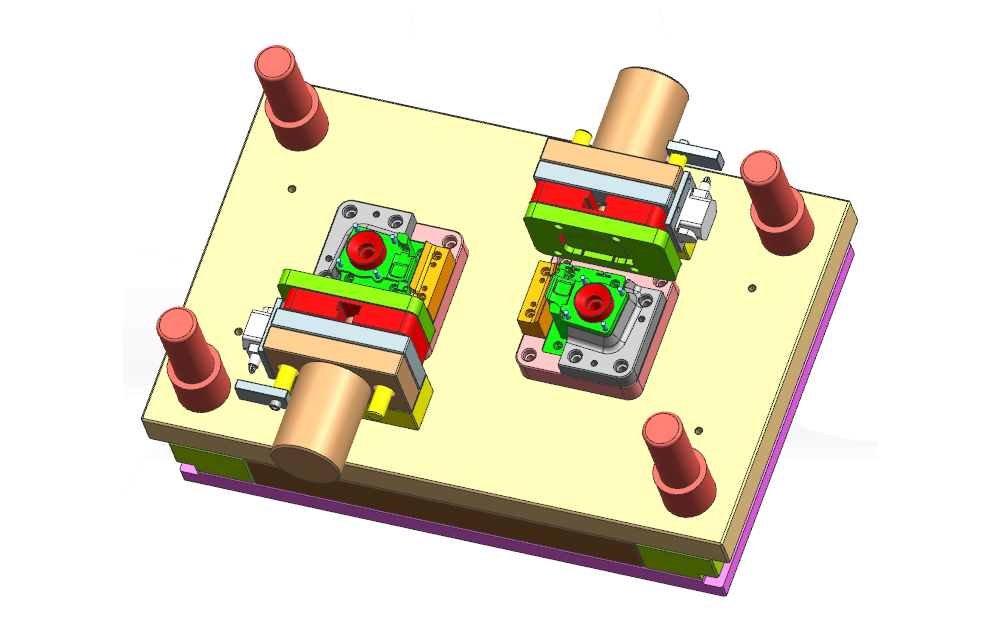 Throttle trimming die