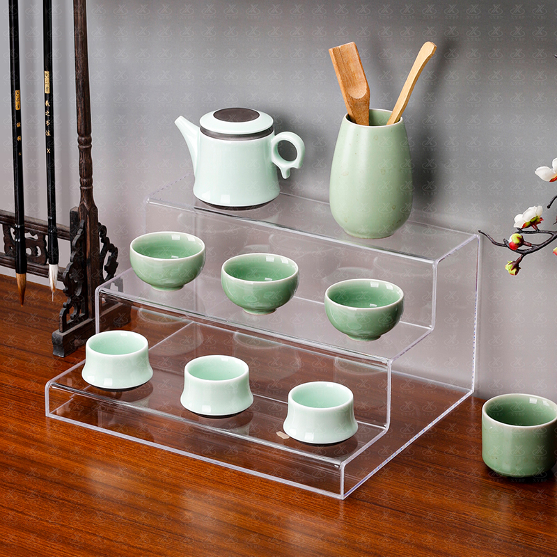 加固茶具阶梯式展示架