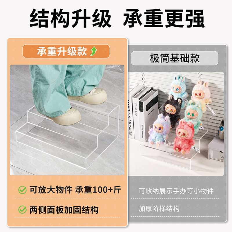 加固阶梯式香水展示架