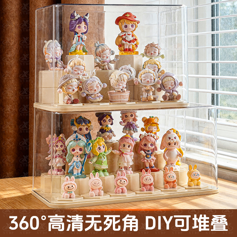 盲盒机木收纳盒