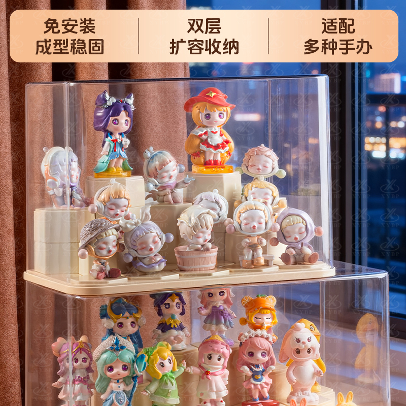 盲盒机木收纳盒