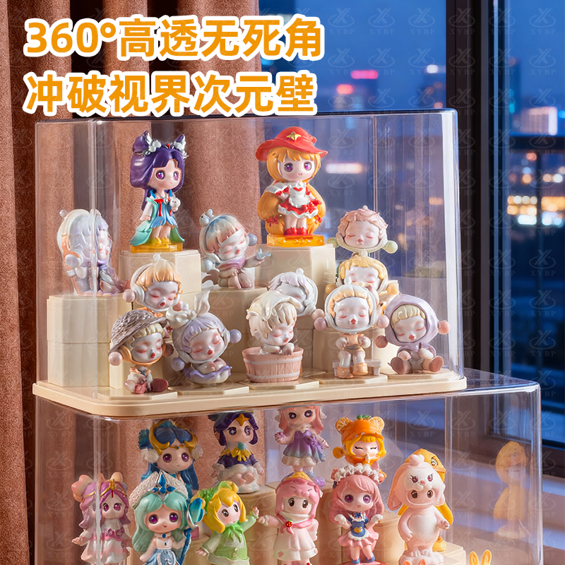 盲盒机木收纳盒