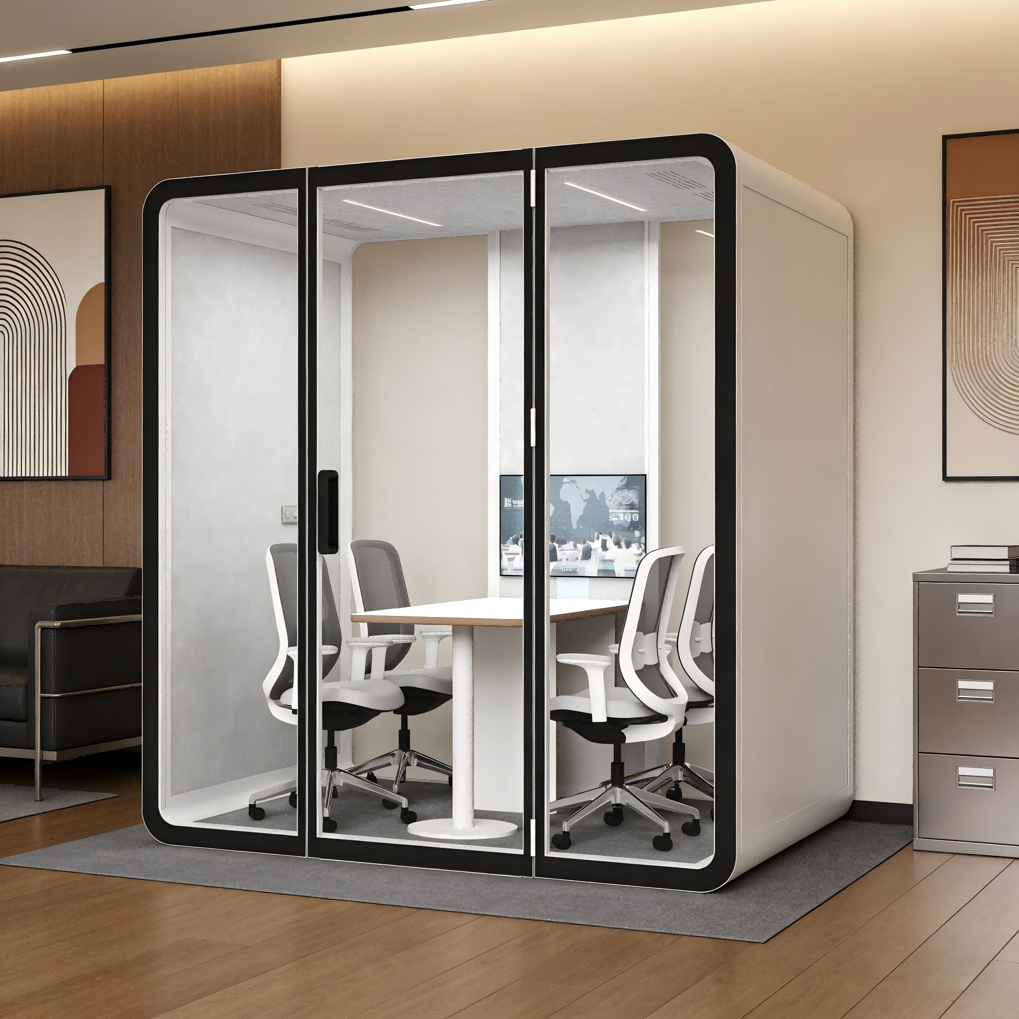 Office Pods 6-person cabins