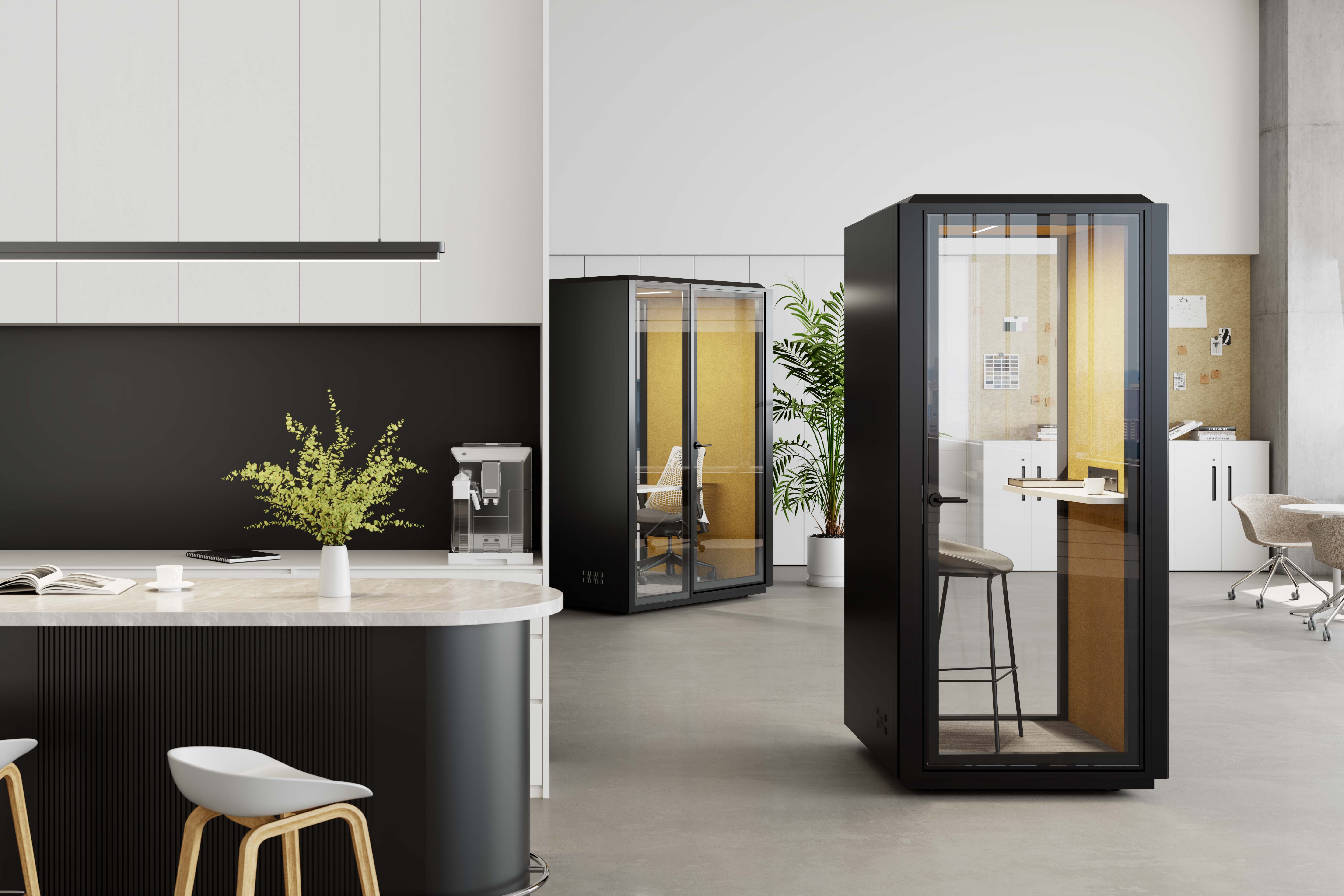 Office Pods 1-person cabins