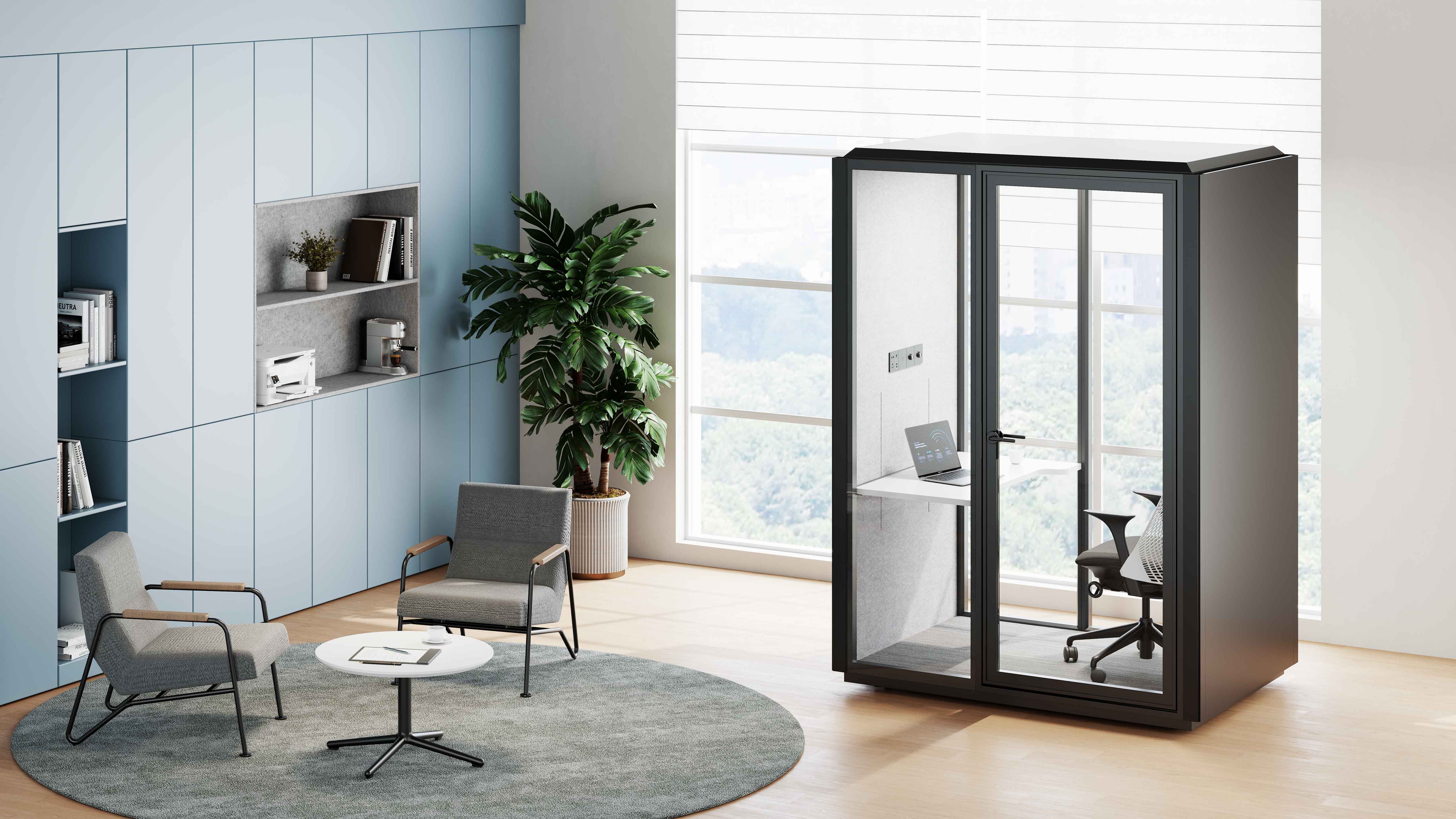 Office Pods 1-2-person cabins