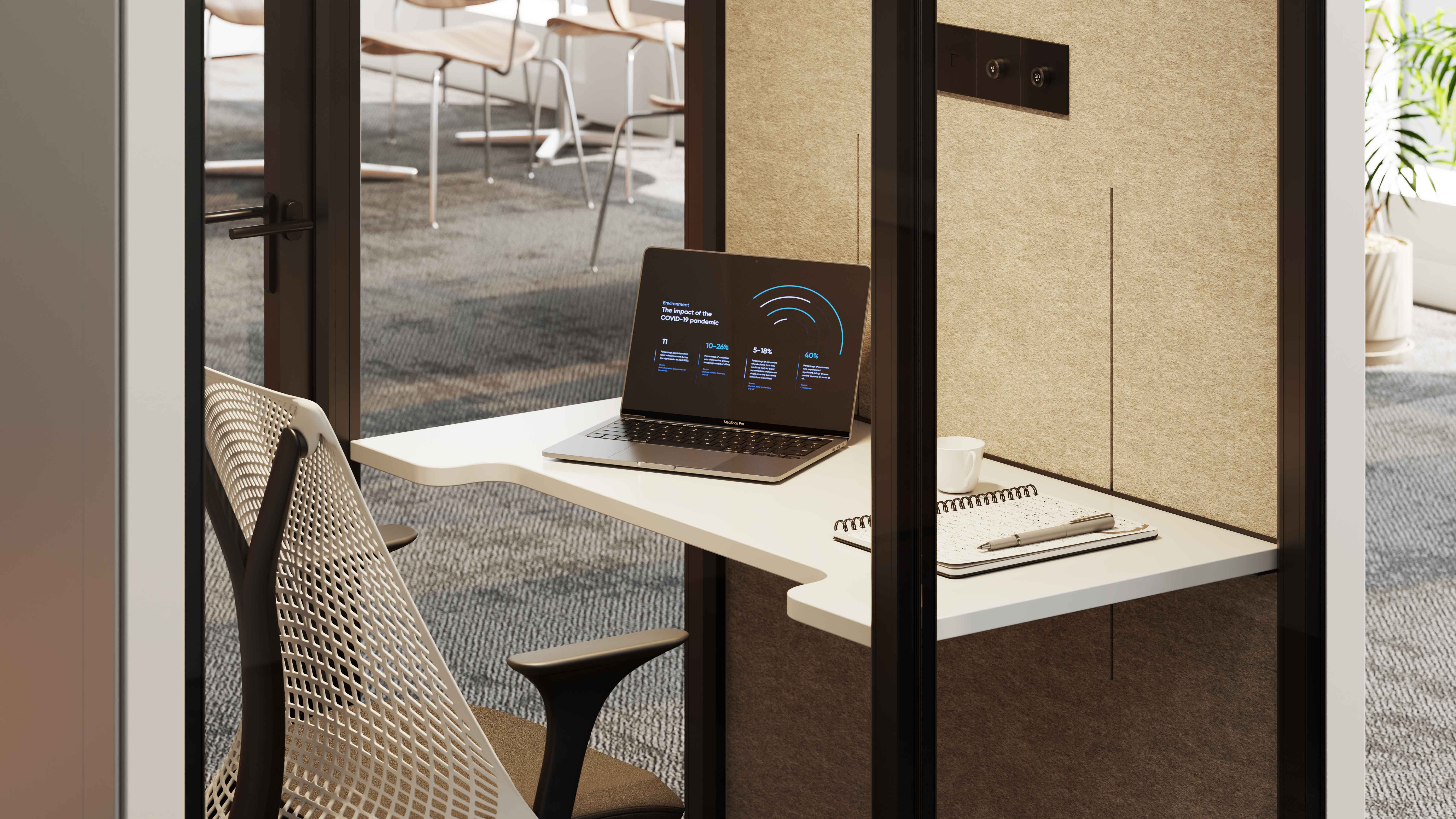 Office Pods 1-2-person cabins