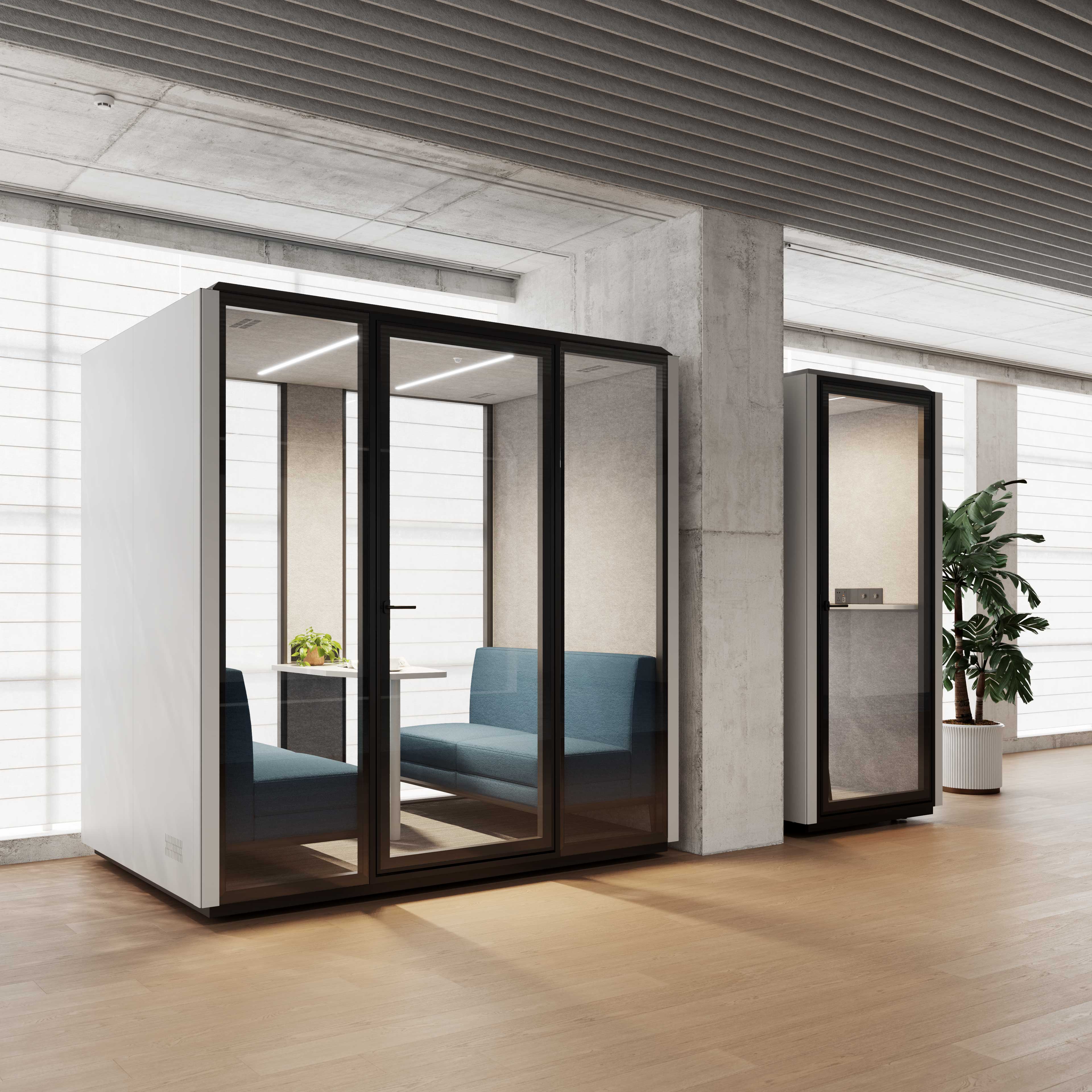 Office Pods 4-person cabins