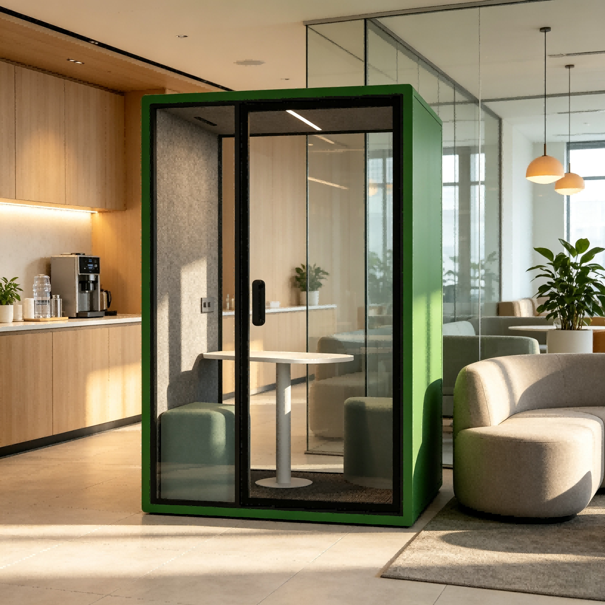 Office Pods 1-2 person cabins