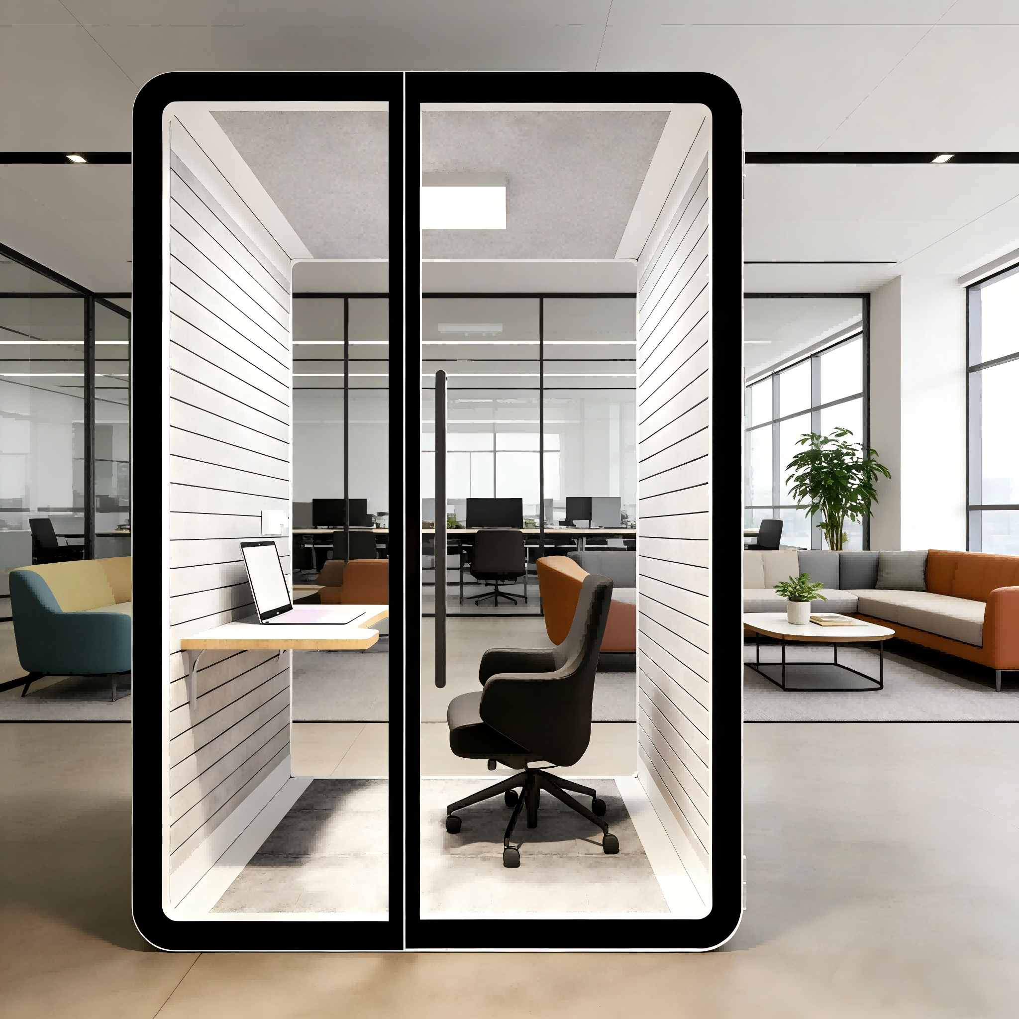 Office Pods1-2 person cabins