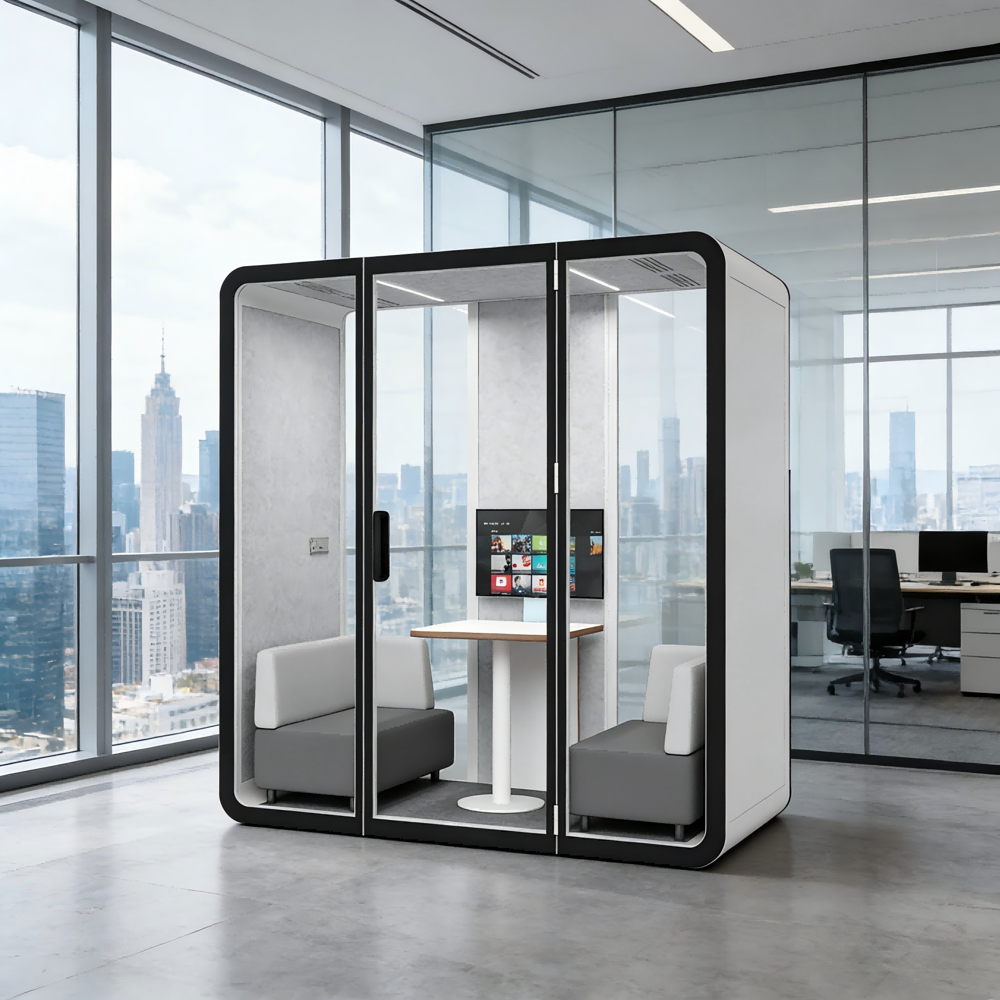 Office Pods 4-person cabins