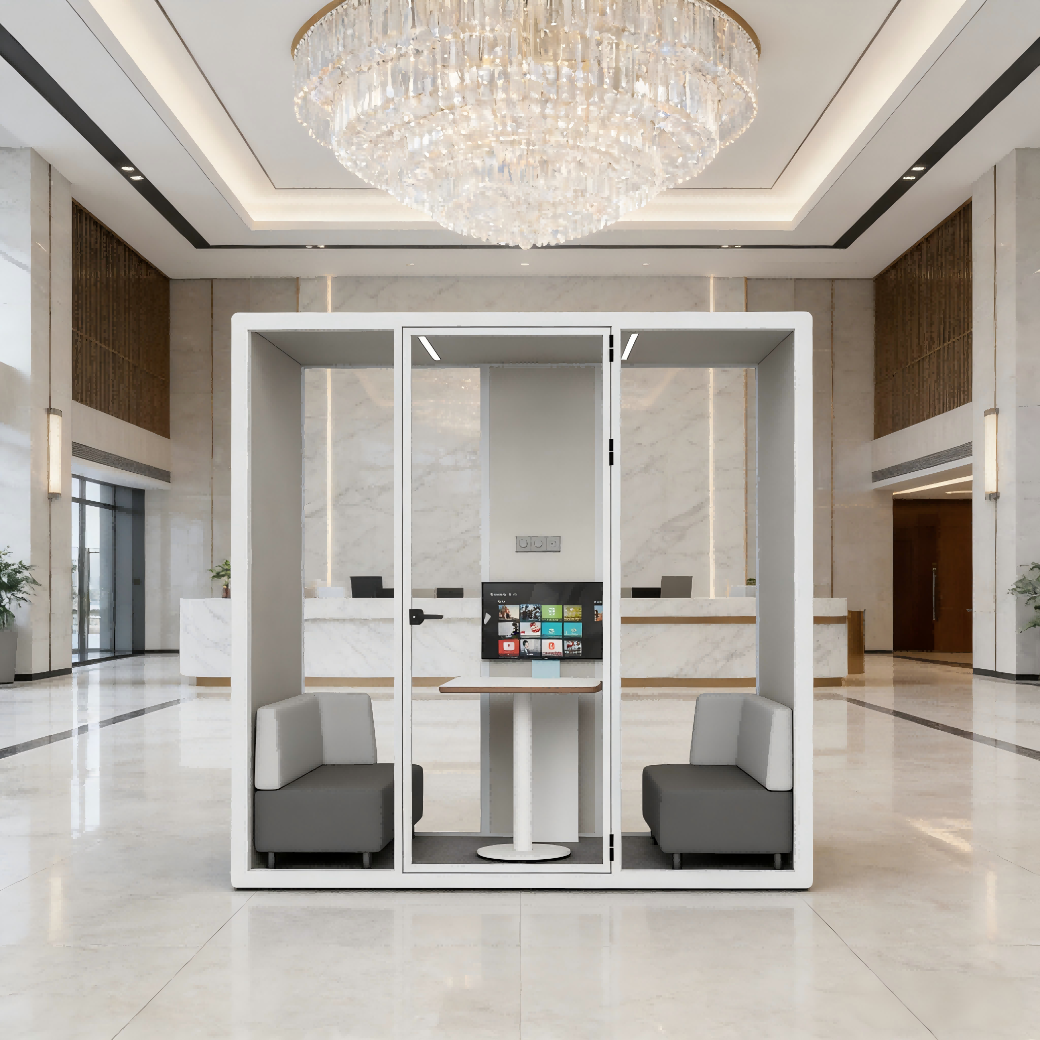 Office Pods 4-person cabins