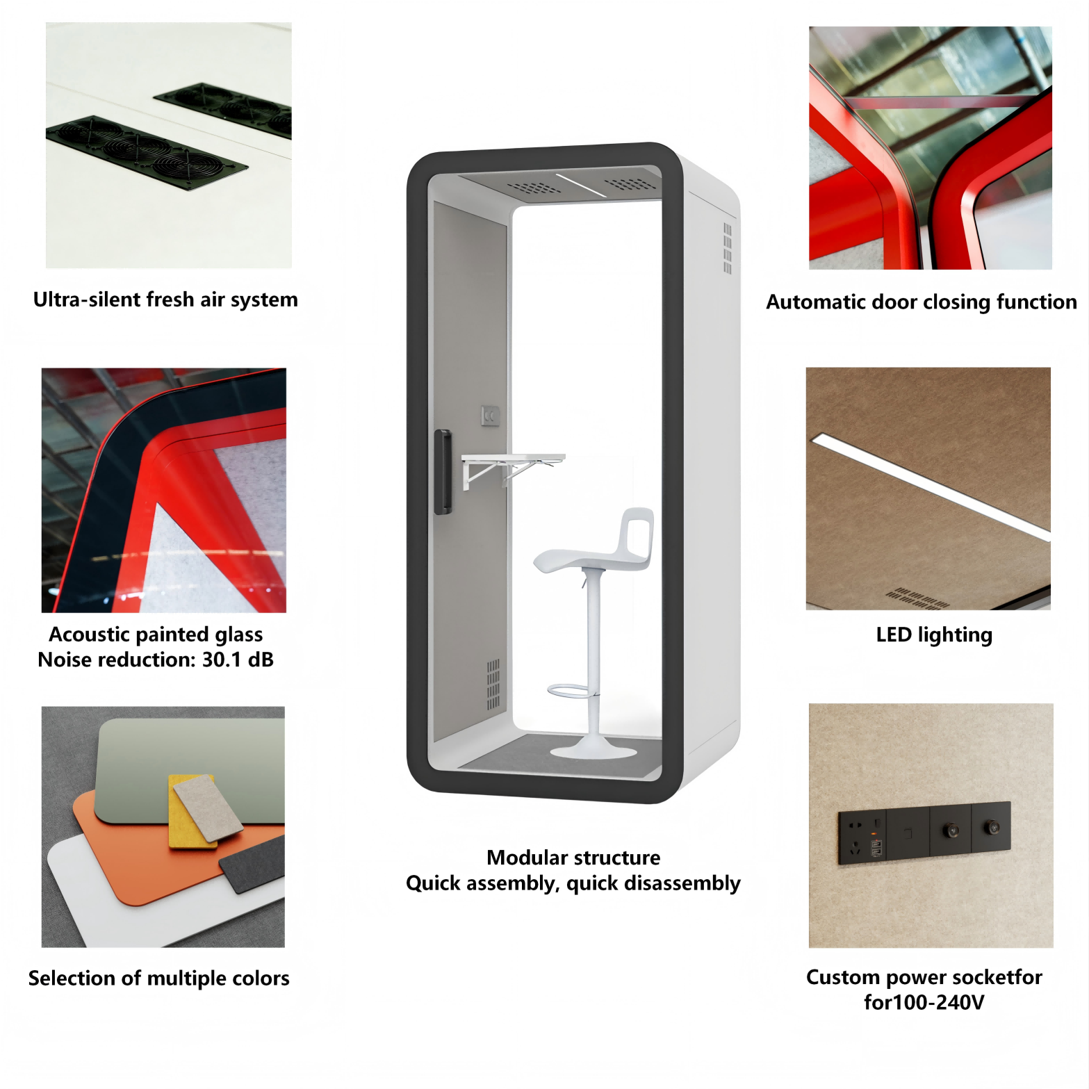 Office Pods 1-person cabins