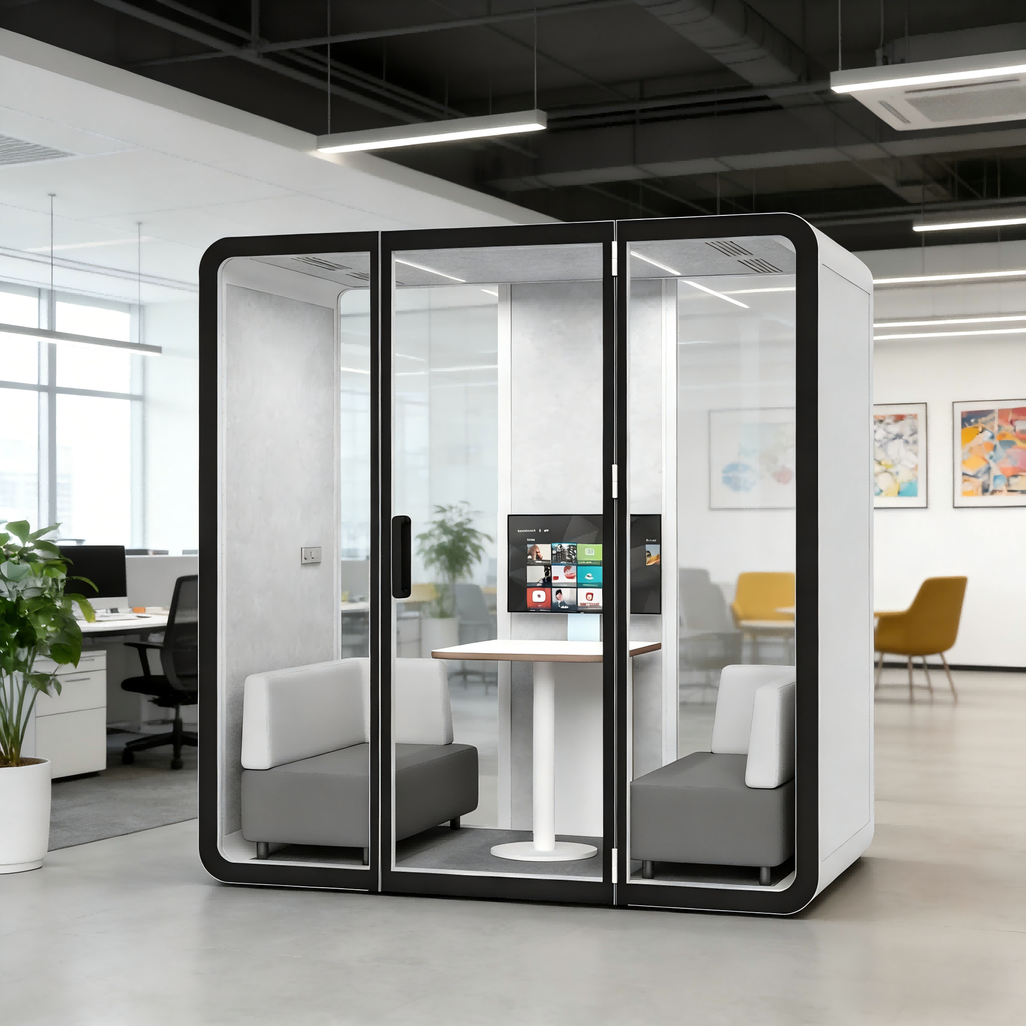 Office Pods 4-person cabins