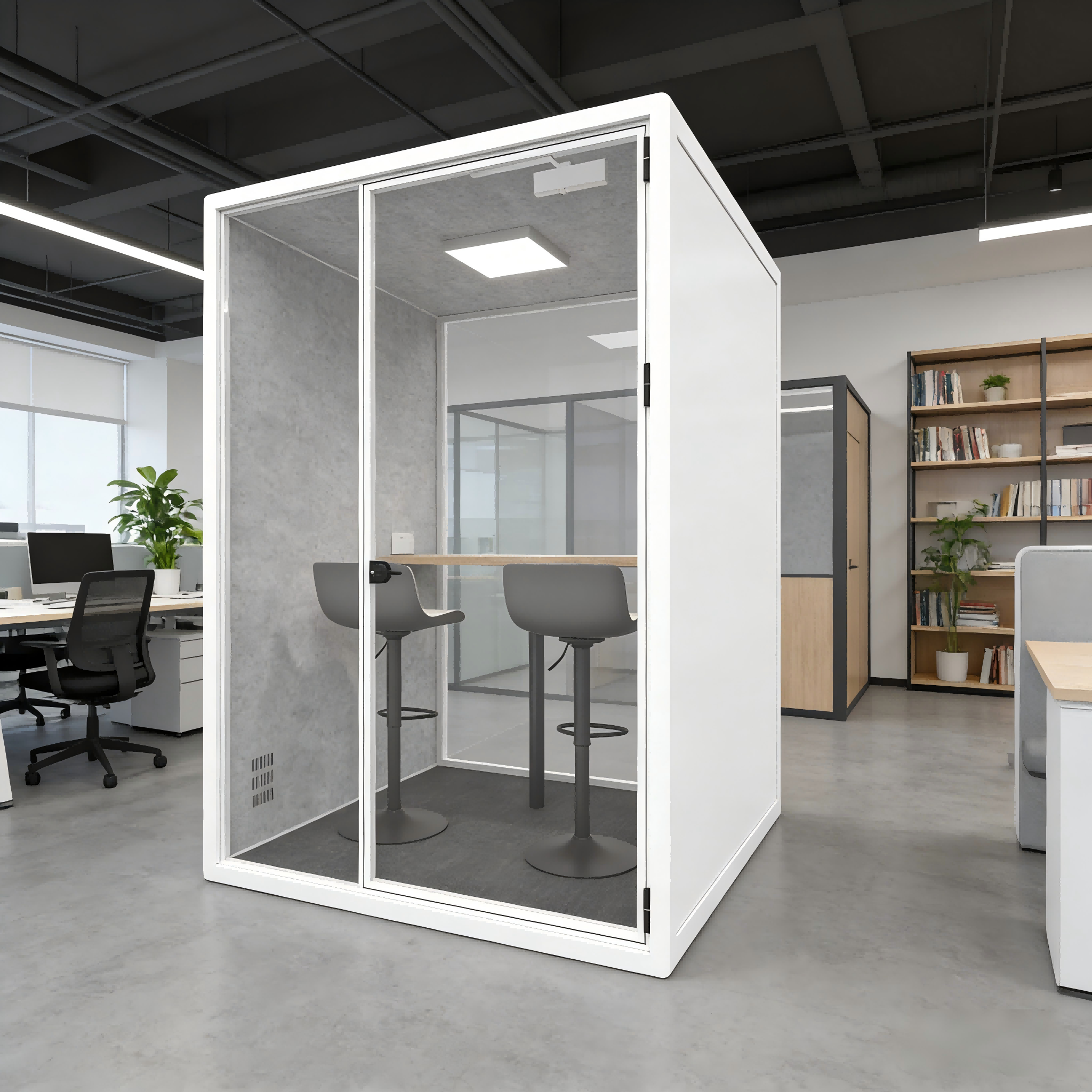 Office Pods 1-2 person cabins