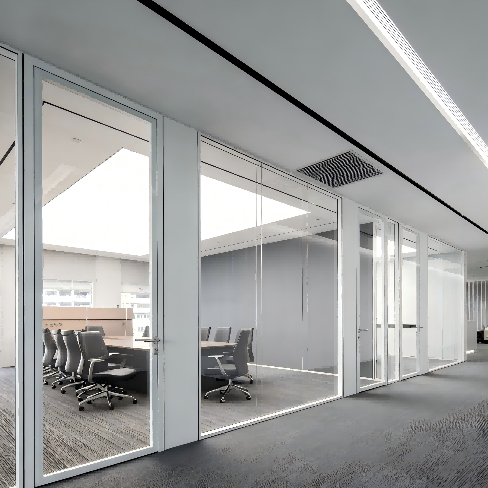 Panoramic Glass Partition